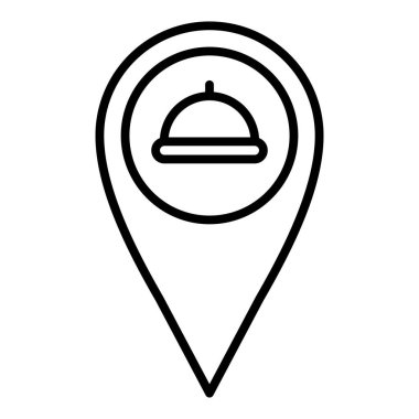 Gıda simgesinin vektör illüstrasyonu