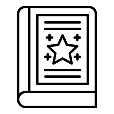 kitap simgesi vektör illüstrasyonu