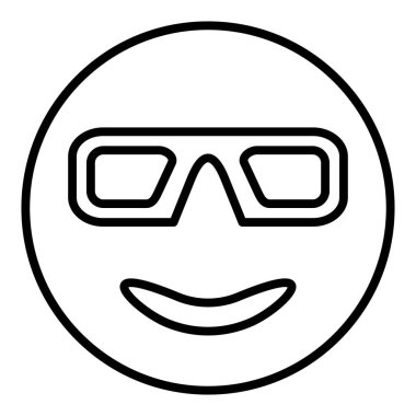 yüz maskesi simgesi. Göz vektör simgelerinin özet çizimi