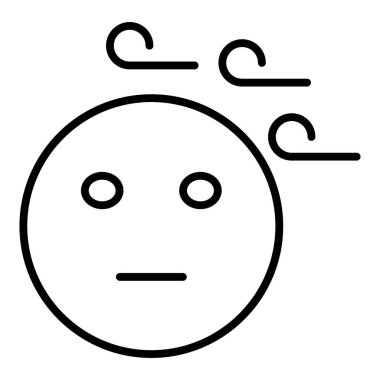 yüz ifadesi, vektör illüstrasyonu