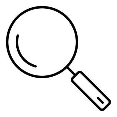 Arama simgesi vektör illüstrasyonu