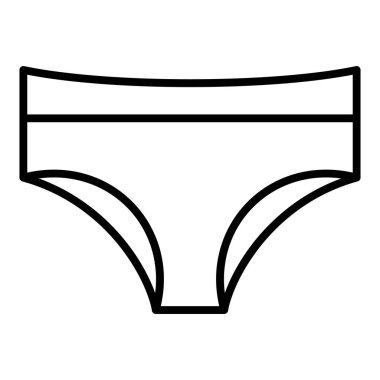 İç çamaşırı. Web simgesi basit tasarım