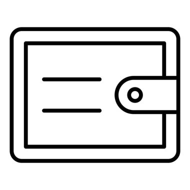 Kredi kartı ikonu vektör illüstrasyonu