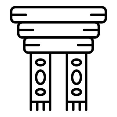 Modern b 'nin vektör illüstrasyonu eksik simgesi