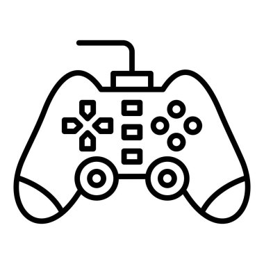 Oyun kolu. Web simgesi basit illüstrasyon