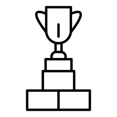 kupa simgesi vektör illüstrasyonu