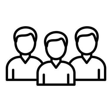 insanlar simge vektör illüstrasyonu