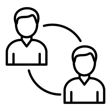 man simgesi vektör illüstrasyonu