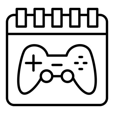 Oyun kolu. Web simgesi basit illüstrasyon