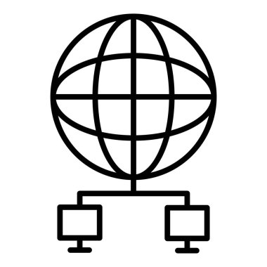 genel ağ simgesi çizimi