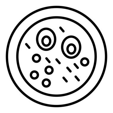 slice of pizza icon. outline illustration of burger vector icons for web