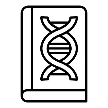 DNA simgesi vektör illüstrasyonu