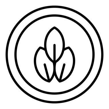 Tek bir simgenin vektör illüstrasyonu