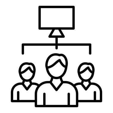 iş insanları ikon vektör illüstrasyon tasarımı