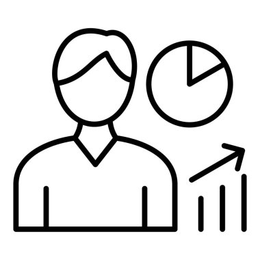 iş simgesi vektör illüstrasyonu