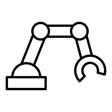 Robot simgesinin vektör illüstrasyonu