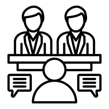 iş ekibi simgesi, vektör illüstrasyonu