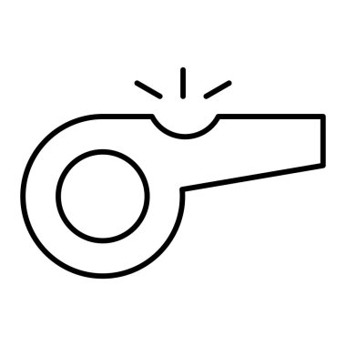 whistle icon. outline illustration of joystick vector icons for web