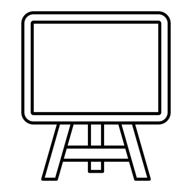 blackboard icon. outline illustration of chalkboard vector icons for web