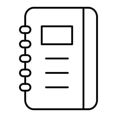 kitap simgesi vektör illüstrasyonu