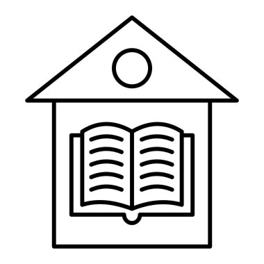 kitap simgesi vektör illüstrasyonu