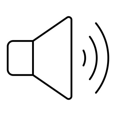 hoparlör vektör illüstrasyonu