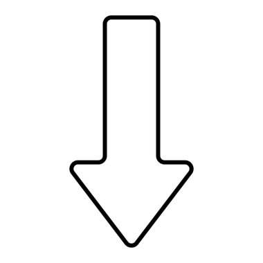 Ok simgesi. Web tasarımı