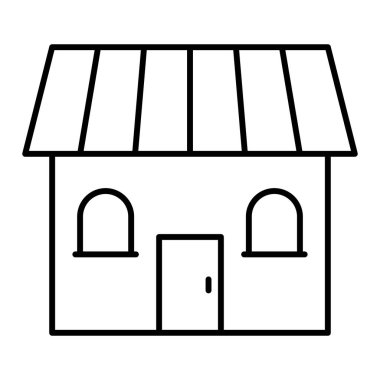 dükkan simgesi vektör illüstrasyonu