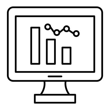 seo modern simgesinin vektör illüstrasyonu