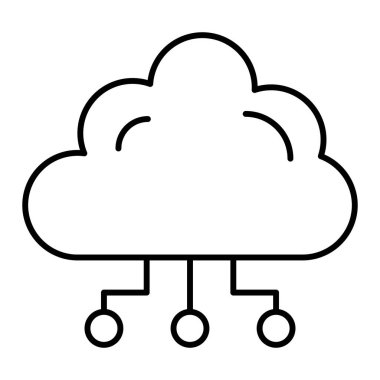 Bulut hesaplama. Web simgesi