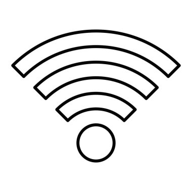 wifi simgesi vektör illüstrasyonu