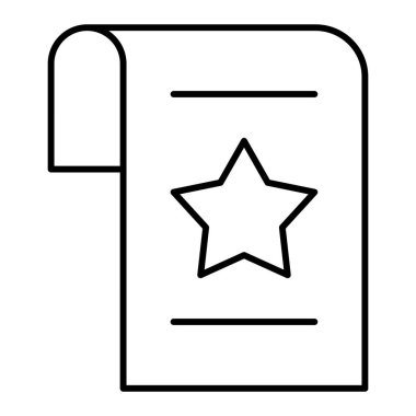 Basit bir simgenin vektör illüstrasyonu