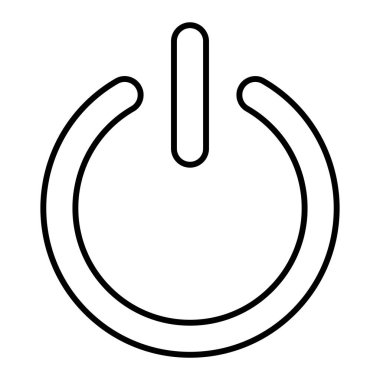 güç arz ikonu vektör illüstrasyonu