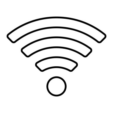 wifi simgesi vektör illüstrasyonu