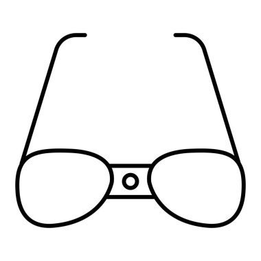 güneş gözlüğü ikonu vektör illüstrasyonu