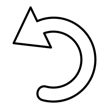 Ok. Web simgesi basit illüstrasyon