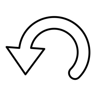 Ok. Web simgesi basit illüstrasyon