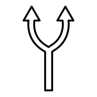 Ok. Web simgesi basit illüstrasyon