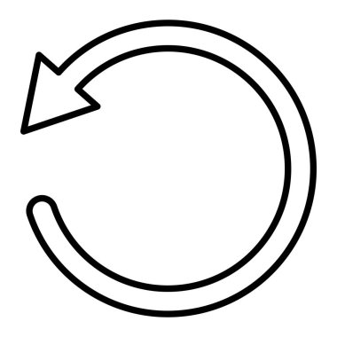 Ok. Web simgesi basit illüstrasyon