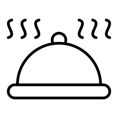 Tepsi. Web simgesi basit tasarım