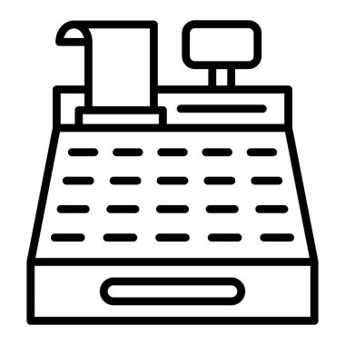 faks. Web simgesi basit illüstrasyon