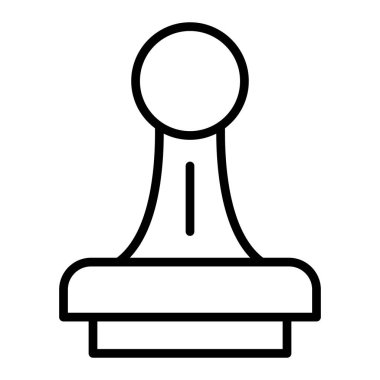 Oyun joystick ikon vektör çizimi