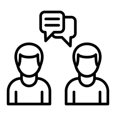 insanlar simge vektör illüstrasyonu