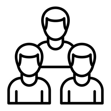 insanlar simge vektör illüstrasyonu