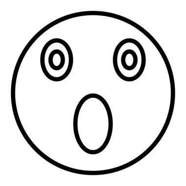 yüz simgesi simgesi. Web için üzgün göz vektör simgelerinin özet çizimi