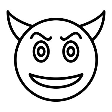 yüz simgesi, vektör illüstrasyonu