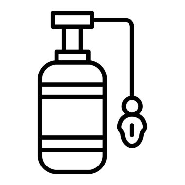 water bottle icon. outline illustration of soap dispenser vector icons for web