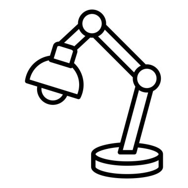 Lamba ikonu. Ağ için ampul vektör simgelerinin özet çizimi