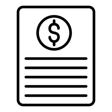 Dolar banknotu. Basit tasarım