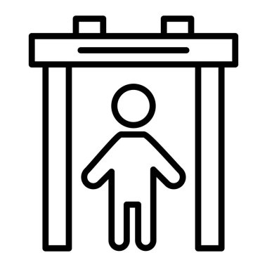 Çantalı bir adamın vektör çizimi